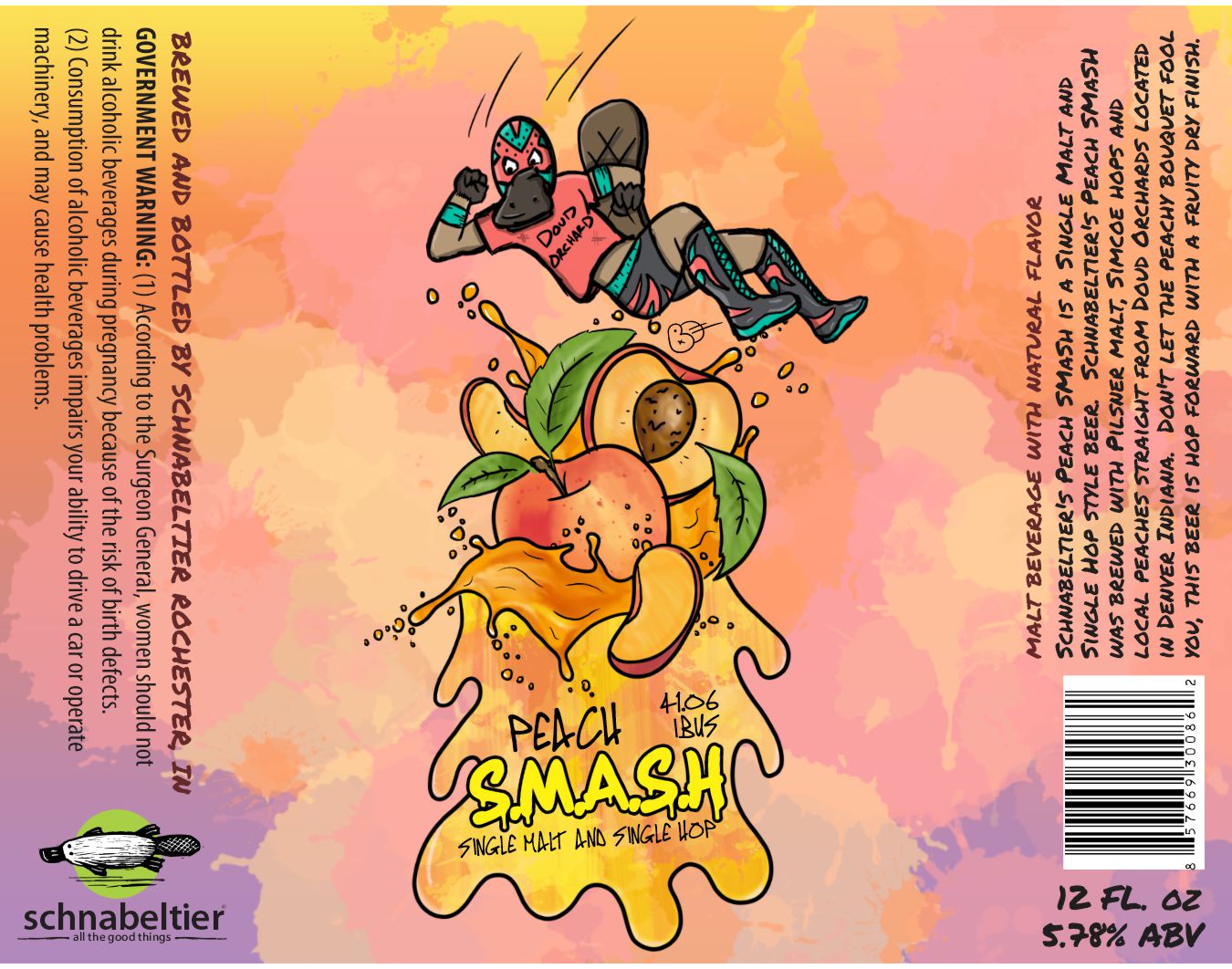 Schnabeltier Peach SMASH