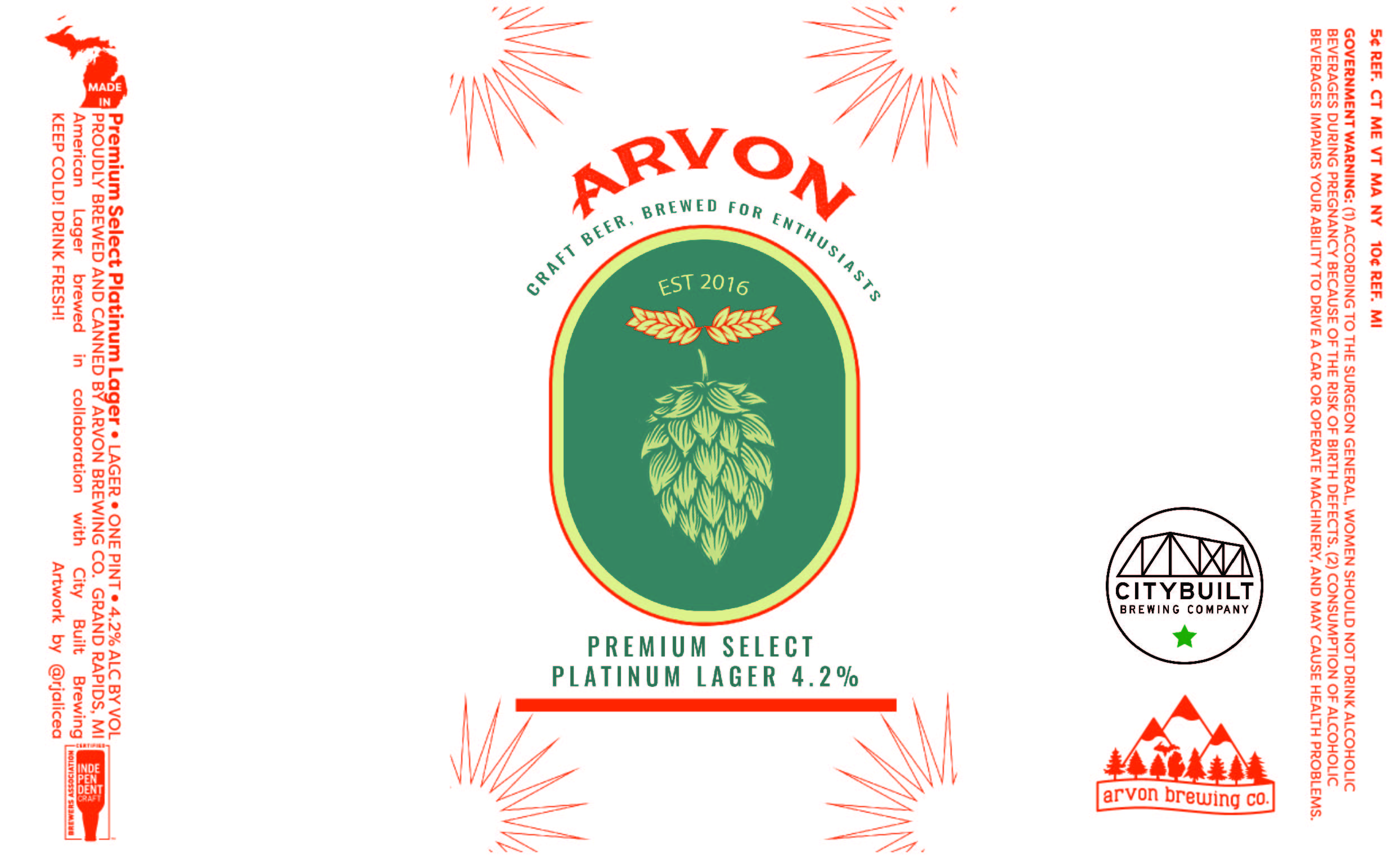 Michigan Edition Label New Michigan Beer Labels (May 2023) – Better On Draft